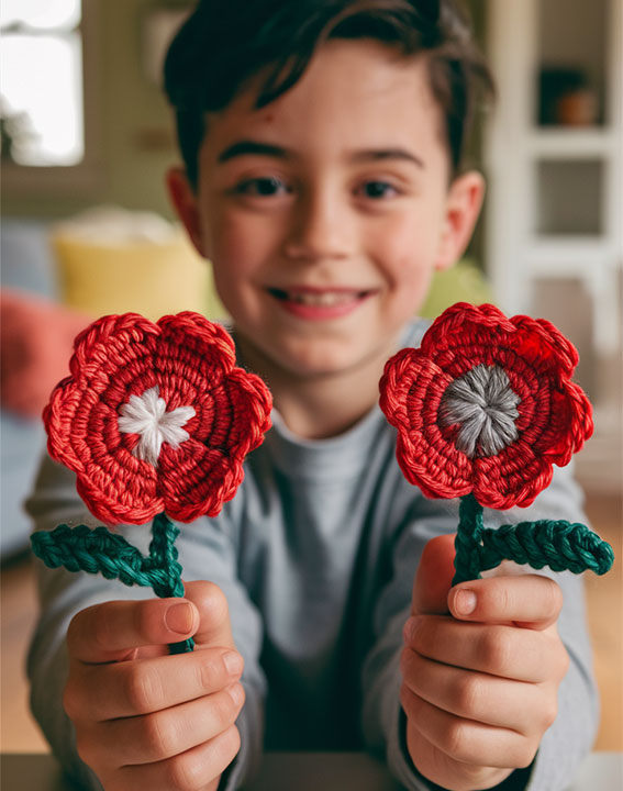 Crochet Single Flowers