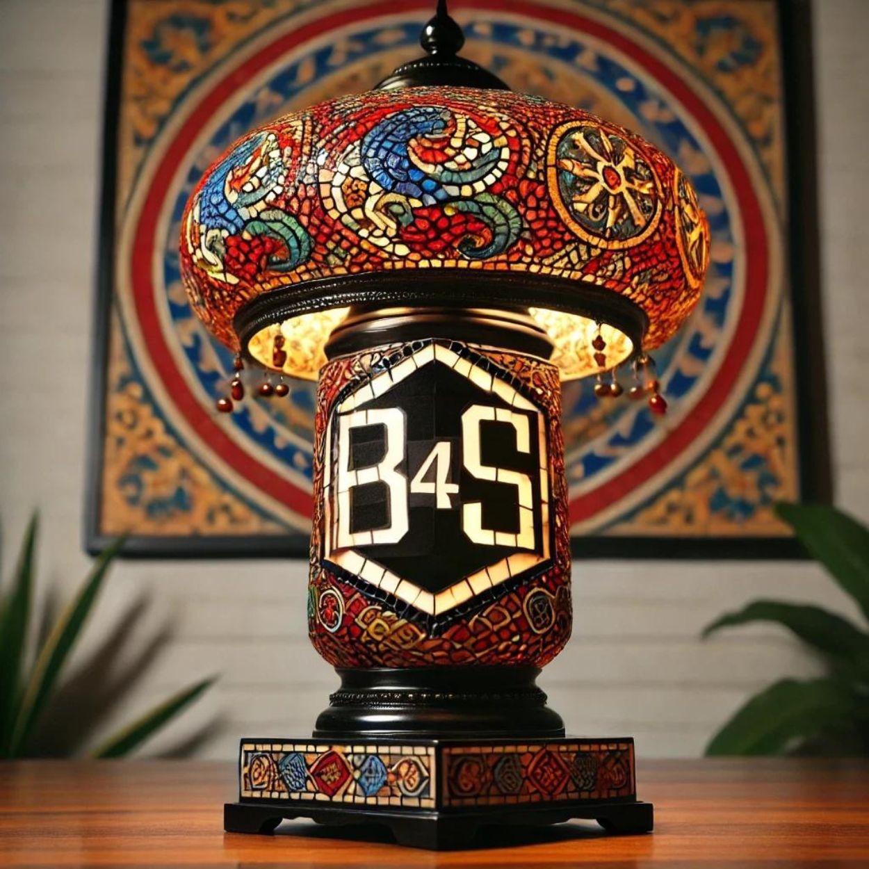 custom home decor DIY mosaic lamps