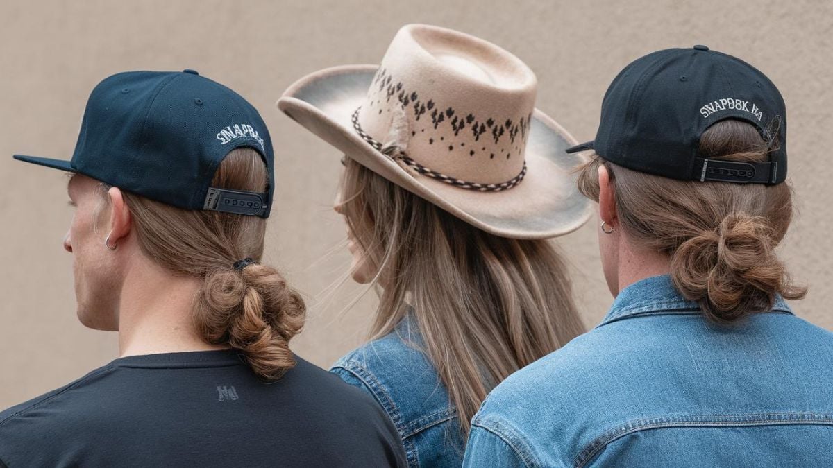 hat styles for long hair men and women