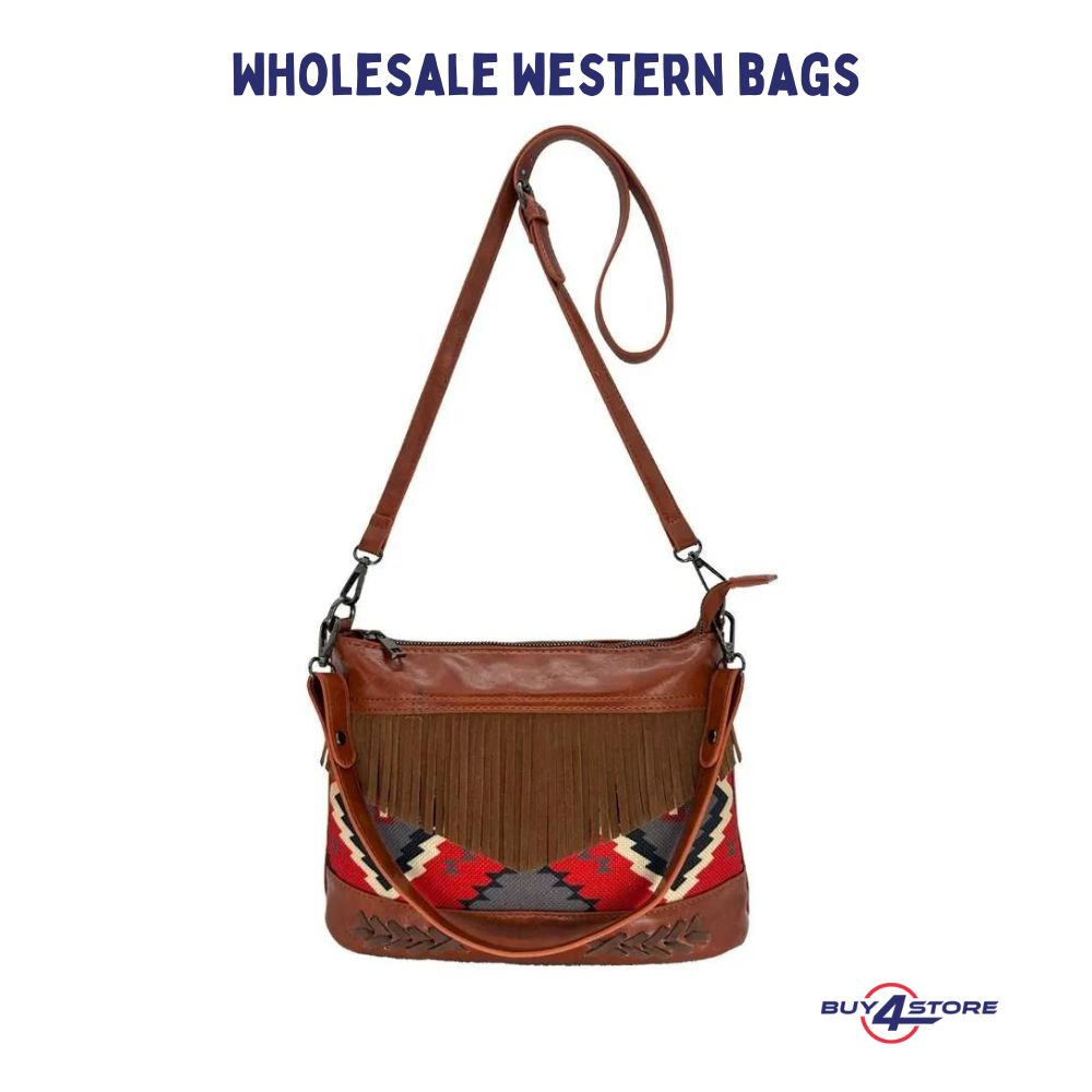 pu leather western bags