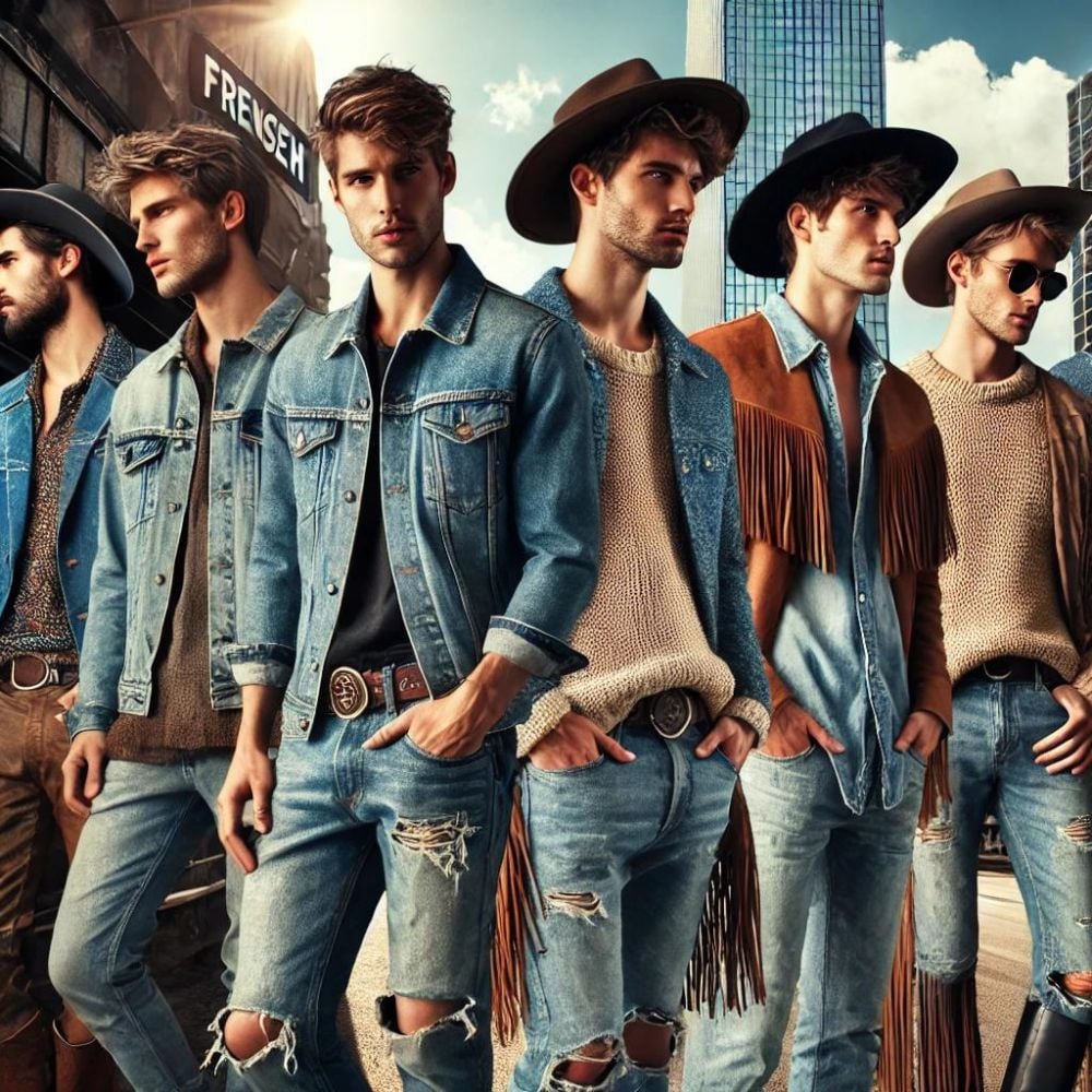 western fashions influence on men's modern fashion