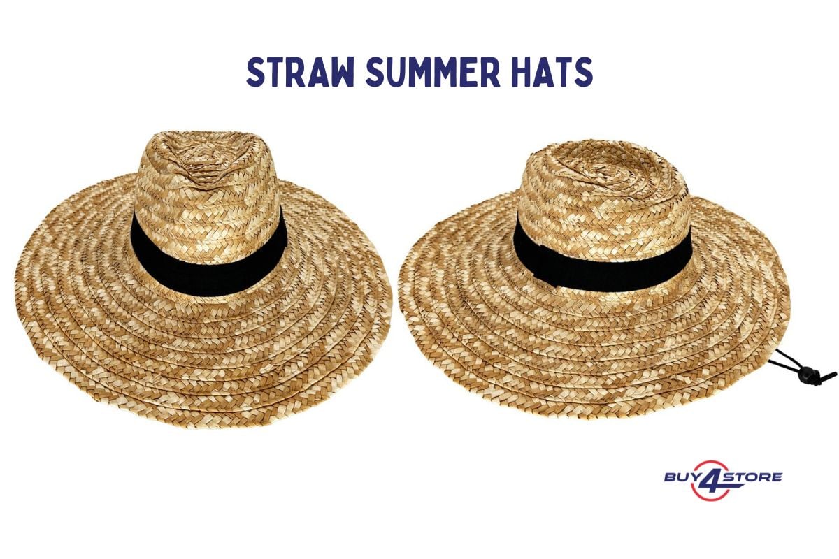 straw beach hats for men