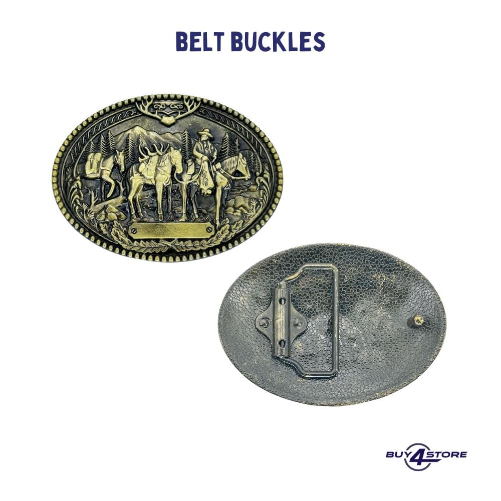 western belt buckles with vintage design